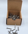 Tough As Nails 316 Stainless Steel Deck Screws With Square Drive And Bugle Heads Type 17 Wood Cutting Points For Composite Or Outdoor Frames in a box