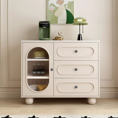 Fresh Green Ceramic Flower Drawer Knobs 4 Pack Vintage Cabinet Hardware With Heavy Duty Mounting Screws Dope Antique Dresser Pulls For Clean Closet Cupboard Upgrade And Snap DIY Home Glow Up on a stylish cream cabinet.