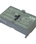 HKF1-11 Front Mount Auxiliary Contact Block for 2-Pole 2-Position, 1 Normally Open, 1 Normally Closed, gray plastic, 600V