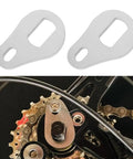 Two Pack 18x10mm Torque Arm Kit With 5mm Thick Stainless Steel For Hub Motors Includes M5x16 Screws And Washers Compatible With Carrera Boardman Voodoo E Bikes Heavy Duty Build For Safe Street Riding, installed on rear hub