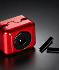 Close-up of red Two Pack Compound Bow Drop Away Rest Fasteners Buckle Clips For Arrow Rest Clamps Archery Accessories Aluminum Alloy Metal