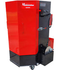 Heavy Duty Heated Parts Washer Cabinet With 500 Lb Capacity And Thermal Safety Valve For Garage Crews Grease Monkey Approved, red and black design.
