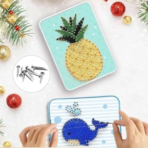 Badass Tiny Decorative Mini Nails For Sweet DIY Upgrades And Vintage Drawer Fixes Two Hundred Pack Flat Head Tin Tacks Perfect For String Art And Totally Rad Handmade Creations With Silver Shine