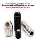 Badass Hex Socket Spring Ball Plunger Set Screw Kit with M2.5 to M16 sizes in stainless and carbon steel for mounting.