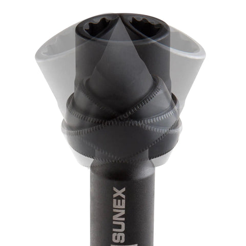 Close-up of 1/2-Inch Drive SAE 12-Point Driveline Socket Set 7 Piece With 360 Degree Access And Limited Clearance Universal Impact Socket