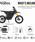 Crazy Fast 60v Electric Dirt Bike With 3000W Peak Power And Huge 20AH Battery Built For Teens And Adults Plus Full Hydraulic Brakes Sweet Mountain Off-Road Suspension For Wild Rides electric dirt bike with charger, tools, and manual