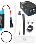 Beefed Up 340 LPH High Performance Fuel Pump With 400 1016 Style Install Kit For 1985 1998 Buick Skylark 2.3L 2.4L 2.5L 2.8L 3.0L 3.1L 3.3L E85 Compatible Drop In Upgrade For GM N Body shown with accessories and box