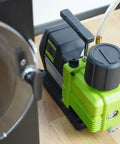 Heavy Duty Oil Mist Filter For Vacuum Pump And Freeze Dryer Exhaust with M30X1.5 port and stainless body in green