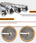 Top Shelf 4 Pack Clutch Head Bit Socket Set, showing chrome sockets for 3/8 inch square drive, ideal for GM Chevy cars and older trucks.