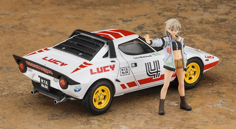 652328 Multi Color 1 24 Scale Plastic Model Kit With Resin Figure For Hobbyists, Italian sports car and resin figure