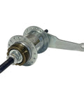 Heavy Duty Stainless Steel Bicycle Coaster Brake Rear Hub with 32 spoke holes, showcasing durable metal construction and axle.