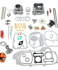 Big Bore GY6 Cylinder Rebuild Kit With Large Valve Head For 139QMB 139QMA And 147QMD Scooters Mopeds ATVs And Go Karts 69mm Long Valve Heads For More Power And Performance