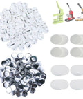 Total Game Changer 500 Piece 25 Millimeter Button Maker Kit For 1 Inch Blank Pin Back Badges with metal tops and plastic backs.