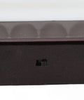 Close-up of the Classic Desk Pendulum Toy With Stable Base Cradle Science Gadget focusing on the base switch mechanism.