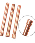 Copper collet bodies from All In One Pro Grade 68 Piece TIG Torch Consumables Kit For TIG Welding Torch Collet Body Alumina Nozzle And Back Cap