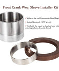 Front Crank Wear Sleeve Installer Kit And Sleeve Driver Tool With OE Sleeve And Seal For Ford Powerstroke 6.0L 2003 2010
