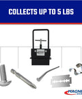 Heavy Duty Magnetic Bulk Parts Lifter With Release And Handle For Nails And Metal up to Five Pounds Perfect For The Jobsite Garage