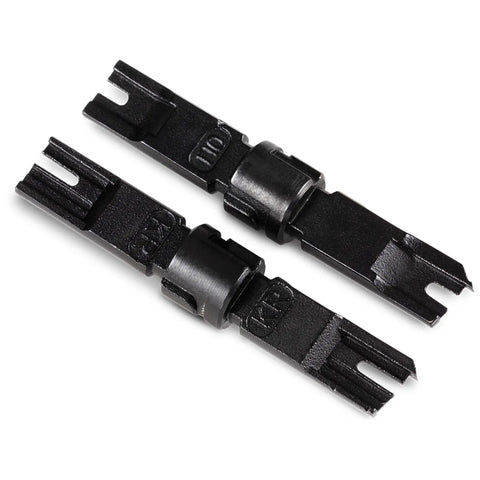 Interchangeable reversible blades for Punch Down Tool With 110 And Krone Blades For Cat5e To Cat6a Network Cables, black color