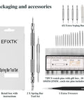 Pro Grade Spring Bar Tool Set For Watch Bands With 6 Extra Tips And 72 Pins, Easy Strap Removal And Repair Kit With Tweezers