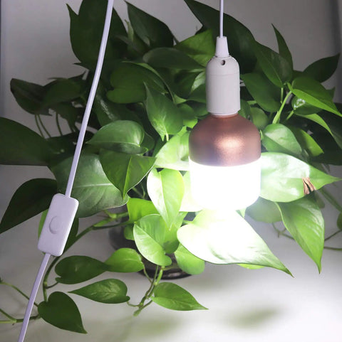 E26 E27 LED Light Socket With 5.9 Foot Extension Cord On Off Switch US Power Plug For Pendant Lighting Bulb Socket In Kitchen Bedroom Restaurant 4 Pack
