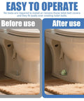 Before and after image showcasing Dang Cute Frog Themed Ceramic Toilet Bowl Bolt Covers Two Piece Kit Rust Resistant.