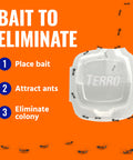 Indoor Liquid Ant Baits With Adhesive Strips For Discreet Baiting That Doubles As An Ant Trap And Bait Station In An 8 Pack T334SR