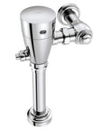 Electronic Flush Valve For Commercial Toilets 1-1/2 Inch Water Closet Chrome Finish With AccuSet Piston For Precise, Maintenance-Free Flush, Stainless Self-Cleaning Filter Protects Against Clogs, Durable Brass Body, Battery-Powered Sensor Activated chrome flush valve