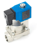 Heavy Duty Three Quarter Inch High Pressure Solenoid Valve 100 Bar Stainless Steel 110V AC Withstanding Extreme Temperatures