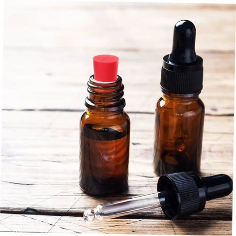 Heavy Duty Flexible Silicone Water Sealing Plugs With Tapered Design For High Temp Lab Use And Secure Stopper Kits To Prevent Leaks in amber dropper bottles