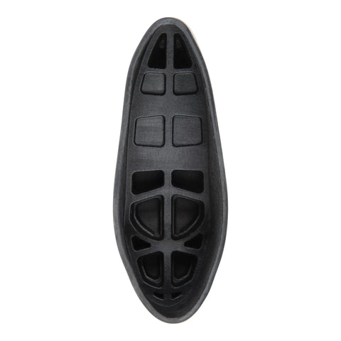 Bottom view of Recoil Eraser II Slip-On Pad for Medium Firearms showing silicone grid structure in black.