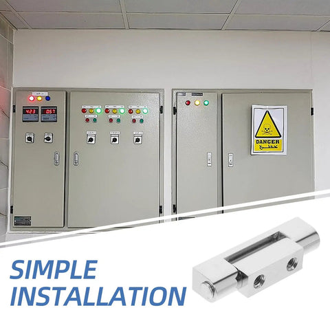 Heavy Duty Zinc Alloy Corner Cabinet Hinge For Industrial Cabinets And Cupboards Easy Install Metal Hinge Shown
