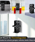 Heavy Duty 20 Lb Fire Extinguisher Bracket Wall Mount Holder for 20 Lb Dry Chemical and 10 Lb CO2 Extinguishers, Steel ST12