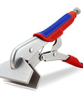 10 Inch Locking Sheet Metal Clamp With Trigger Release, Heavy Duty Adjustable Welding Pliers For Metalworking, nickel plated tool