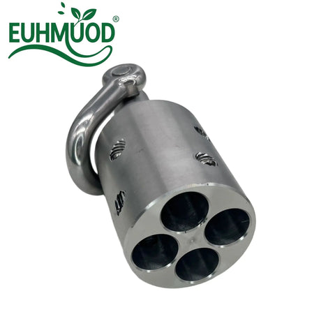 Heavy Duty 2 And A Half Inch Cable Wire Pulling Tool Made From Stainless Steel For Tough Jobs With Rust Proof Lifting Rings To Get Any Job Done Fast And Effortlessly Today, showcasing a 4-slot design.