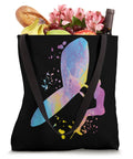 Colorsplash Woman Foil Wing Tote Bag For Wingsurfing And Wing Foiling Gear 16 By 16 Inch Watercolor Style Carryall filled with groceries