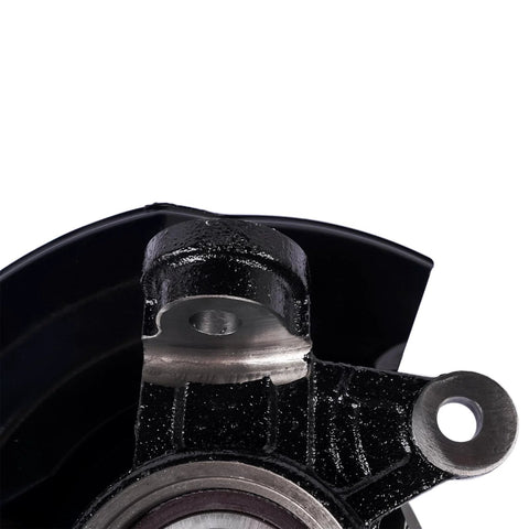 Close-up of Front Right Steering Knuckle and Wheel Hub Bearing Assembly Replacement for 2007 2008 2009 CRV 2.4L L4