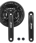 Three By Six Seven Eight Speed Mountain Bike Crankset 170mm with 42 34 24T chainrings square taper and two dust caps