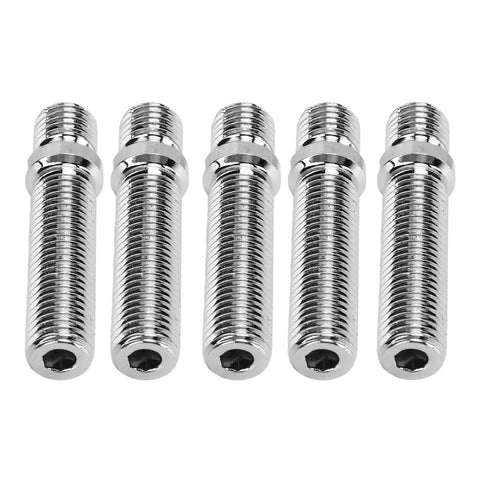 Check Out These Premium Cold Forged Extended Wheel Conversion Studs Made From Tough Steel That Let You Swap Wheels Fast With Easy 58mm Length And M12 Threads For Total Flex On Your Ride. 5-pack M12x58mm steel wheel conversion studs