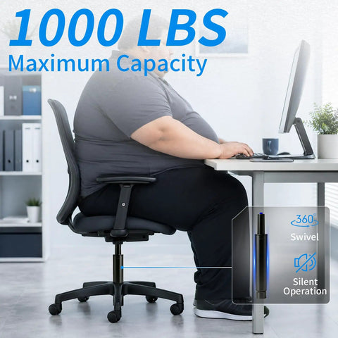 Swap Out The Saggy Stem On Office Chairs Using This Heavy Duty Class Four Gas Cylinder With A Two Point Two Inch Stroke For Tough As Nails Height Adjustments And Glides Smooth Daily, showing 1000 lbs capacity.