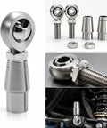 Tough As Nails 3/8 Inch Chromoly Steel Rod End Heim Joint Kit with right and left hand nuts and quick fit adapters.