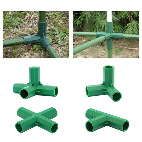 Must Have Sixteen Millimeter Fittings Kit With Four Connector Types For Stable Heavy Duty Greenhouse Frames Grape Trellis Sunscreen Shed Builds And Easy Diy Garden Projects