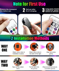 Instructions for Premium LED Rock Lights With 8 Color Options And 10 Modes For Cars, Motorcycles, Boats, Bikes, Drones And Camping