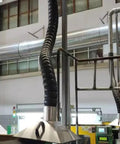 Heavy Duty Stainless Steel Fume Extraction Hood For Welding Cutting Dust Capture Industrial Air Filtration System Built Tough with flexible hose.