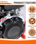 Throttle Linkage Kit For Predator 79cc 3hp OHV Engine And Lifan 154F Replacement close-up of mounting bracket on engine