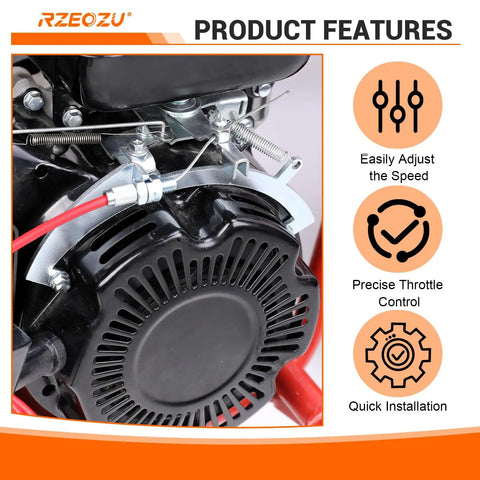 Throttle Linkage Kit For Predator 79cc 3hp OHV Engine And Lifan 154F Replacement close-up of mounting bracket on engine