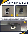 Installation steps for 2 Pack Sun Visor Clip Retainers Gray Interior Sun Visor Hook Clips Auto Sun Visor Bracket Holders