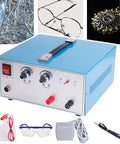 Jewelry Spot Welder With Foot Switch, Stand, Tweezers And Handheld Welder, 80A Portable Machine Displayed with Tools