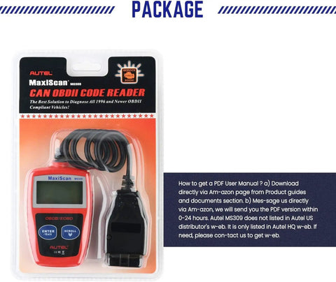 OBD2 Car Scanner With Engine Fault Codes And Emissions Status Check Engine Light Reader CAN Diagnostic Tool For 1996 And Newer OBDII Vehicles Read DTCs Fast Live Data And Vehicle Status Not For FCA Vehicles package
