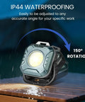 Magnetic Rechargeable Work Light 500 Lumens LED Flood Light Ultra Portable Mini Lamp With 150 Degree Rotating Head 1200 mAh Battery