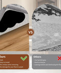 Comparison of No Slip Rug Grippers Set Dual Sided Adhesive Rug Pad Tape Pads and others on hardwood floor